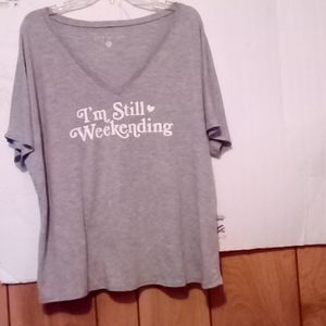 Thing she loves weekend tee